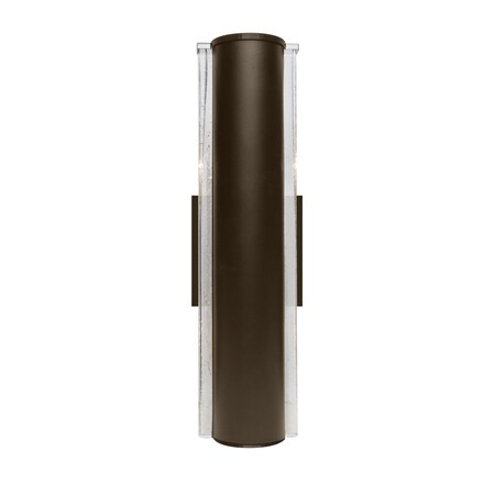 Espada 16 Outdoor Sconce, Bronze/Clear Bubble, Bronze Finish, 2x5W LED